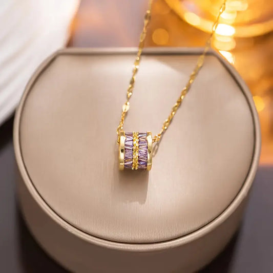 Elegante titanium stalen ketting